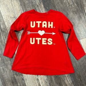 Girls Utah utes tee